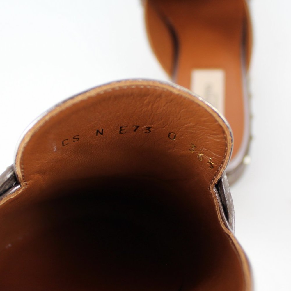 NEW VALENTINO GARAVANI Soul Rockstud Leather Flat/ Mule, EU 36.5 - Picture 12 of 16